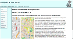 Desktop Screenshot of ohnedachistkrach.de