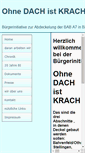 Mobile Screenshot of ohnedachistkrach.de